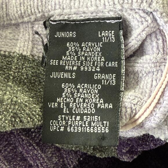 Vintage 90s Y2k Collared Chenille Striped Sweater Whimsy Twee Whimsigoth Retro L - Picture 4 of 8